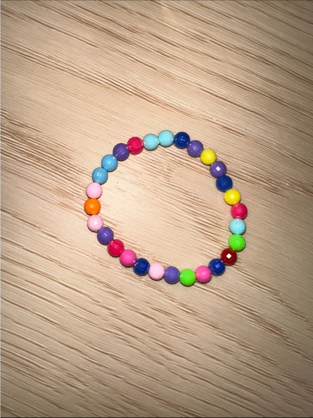 Colorful Beaded Stretch Bracelet - Multi